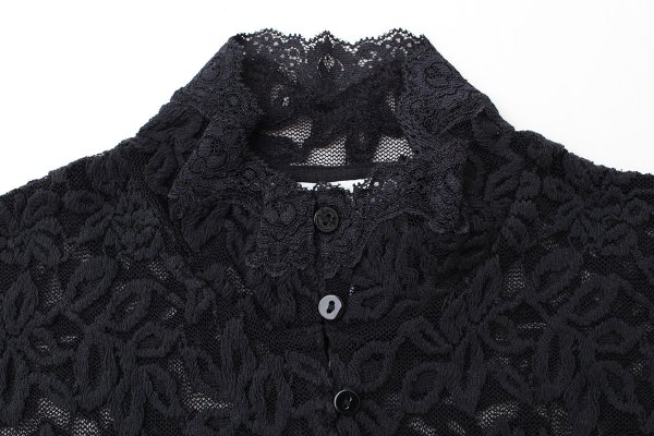 画像4: RWDelicia SL Lace Top 5751 (BK) (4)