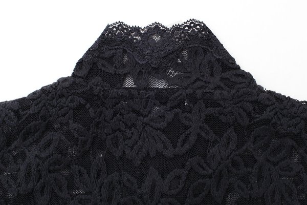 画像10: RWDelicia SL Lace Top 5751 (BK) (10)