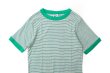 画像3: SALE20%OFF!! Panel-rib T-shirt 849C (WHT-GR) (3)