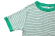 画像4: SALE20%OFF!! Panel-rib T-shirt 849C (WHT-GR) (4)
