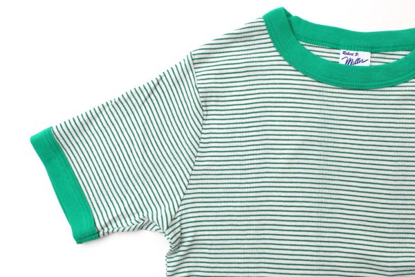 画像4: SALE20%OFF!! Panel-rib T-shirt 849C (WHT-GR) (4)