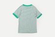 画像2: SALE20%OFF!! Panel-rib T-shirt 849C (WHT-GR) (2)