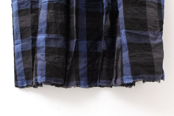 画像4: Gather Skirt (BK×NV) (4)