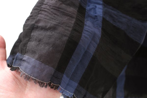画像6: Gather Skirt (BK×NV) (6)