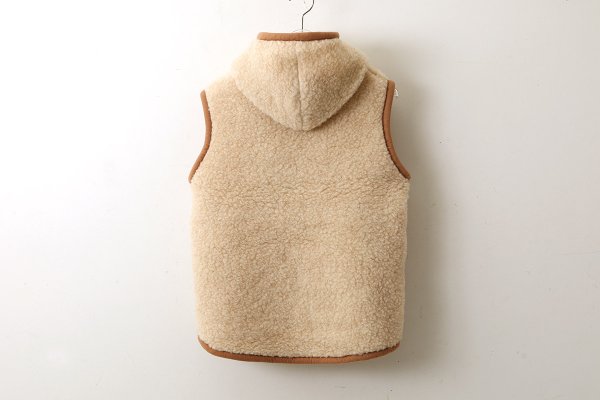 画像2: ROBBY ボアベスト (BG) (2)