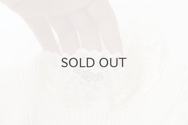 画像4: ML LUPETTO PLISSE' C/COLLO E POLSI PIZZO 304 (BIANCO) (4)