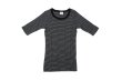 画像1: Panel-rib H/S Tee 822C (BLK-W2) (1)