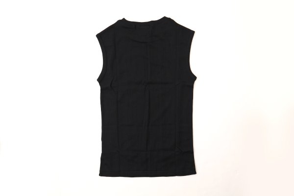 画像2: Panel-rib tanktop 848C (BK) (2)