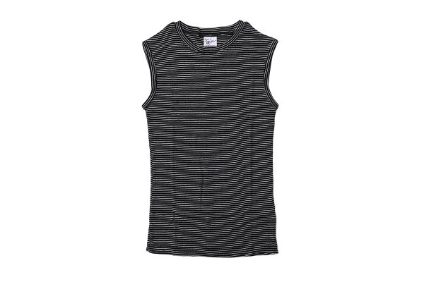 画像1: Panel-rib tanktop 848C (BLK-W2) (1)