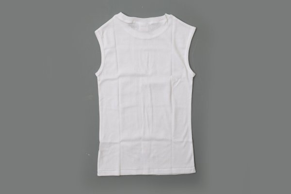 画像2: Panel-rib tanktop 848C (WH) (2)