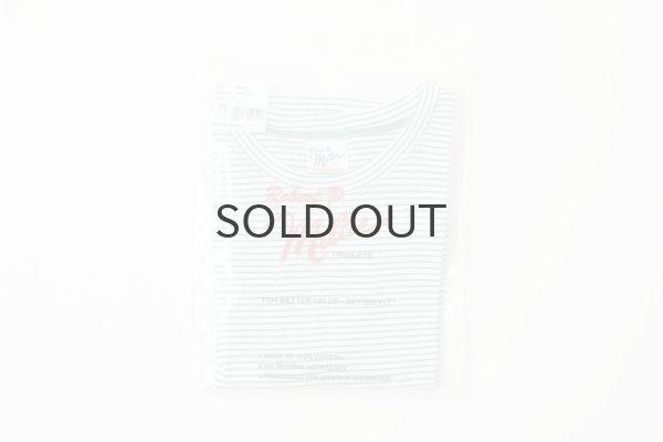 画像7: Panel-rib tanktop 848C (WHT-GN) (7)