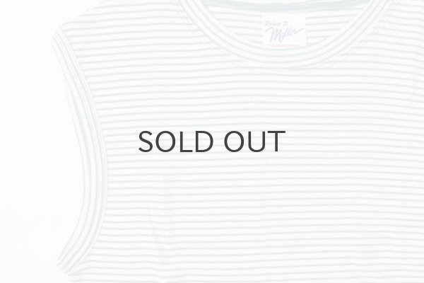 画像4: Panel-rib tanktop 848C (WHT-GN) (4)