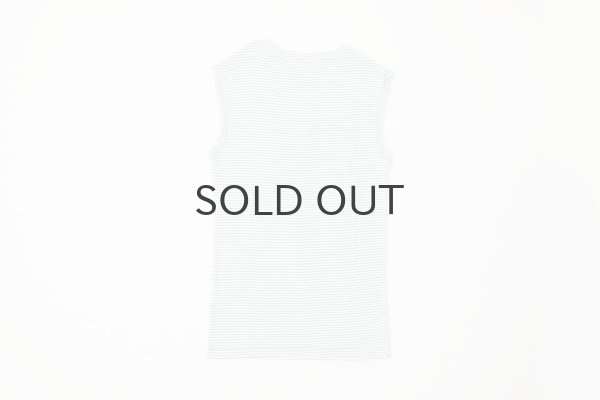 画像2: Panel-rib tanktop 848C (WHT-GN) (2)