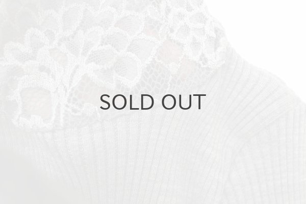 画像5: ML LUPETTO PLISSE' C/COLLO E POLSI PIZZO 304 (GRIGIO M) (5)