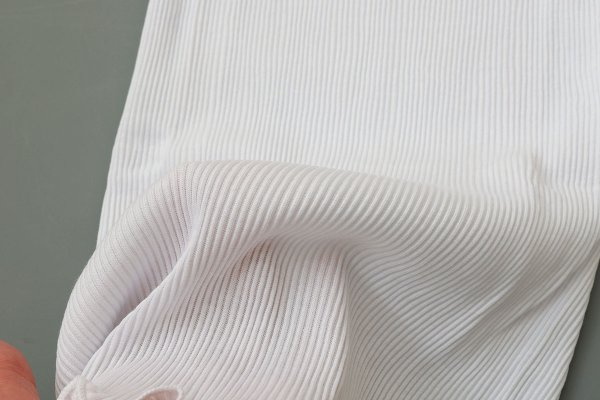 画像6: SPALLA LARGA SEMPLICE COTONE COSTINA PLISSE' 603 (BIANCO) (6)