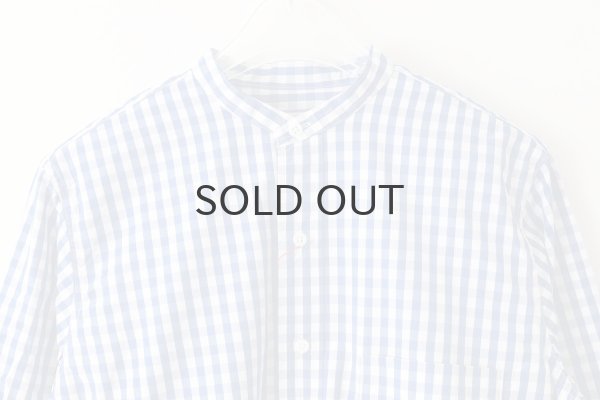 画像3: MAO COLLAR SHIRTS (GINGHAM) (3)