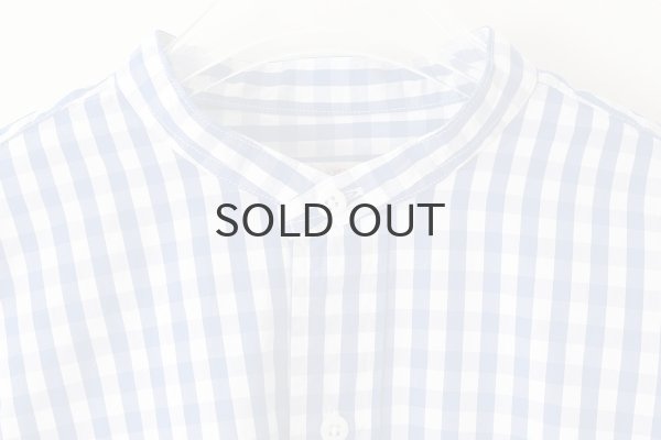 画像4: MAO COLLAR SHIRTS (GINGHAM) (4)