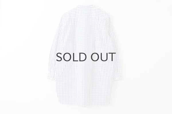 画像2: MAO COLLAR SHIRTS (GINGHAM) (2)