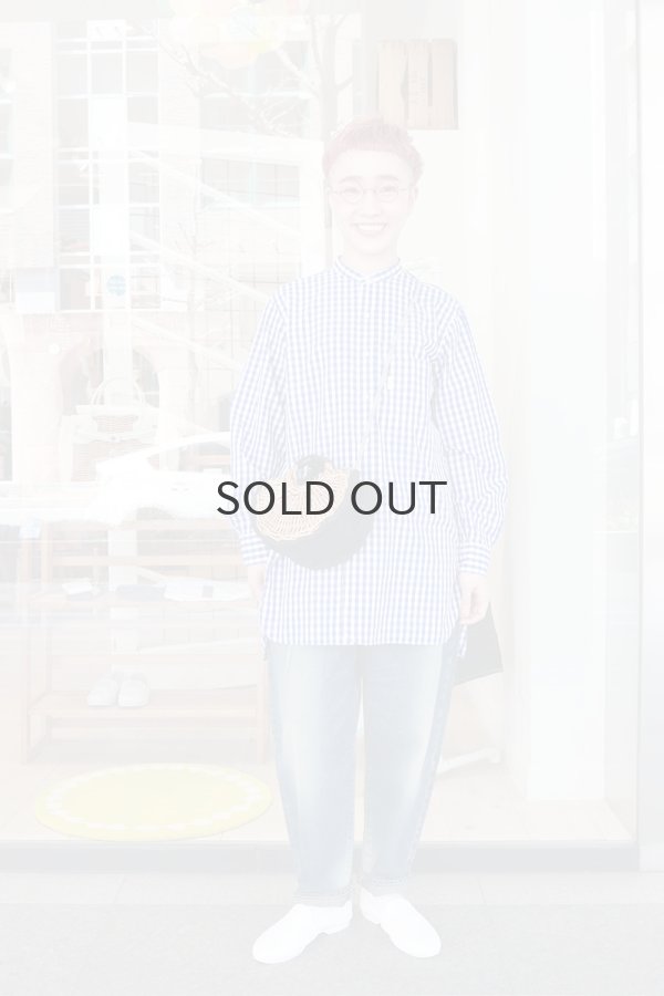 画像14: MAO COLLAR SHIRTS (GINGHAM) (14)