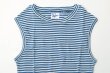 画像3: Panel-rib tanktop 848C (WHT-BU) (3)