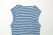 画像5: Panel-rib tanktop 848C (WHT-BU) (5)