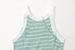 画像5: SALE!! Panel-rib Athletic tank 831C (WHT-GR) (5)