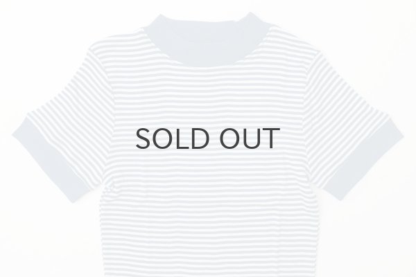 画像3: Panel-rib M/N Tee 829C (WHT-BU) (3)