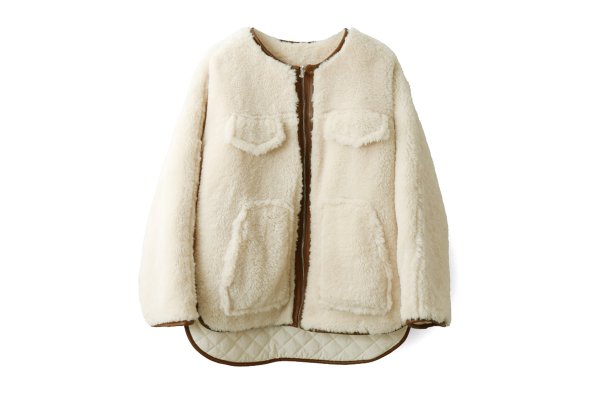 画像1: MOE REVERSIBLE SHERPA JACKET (1)
