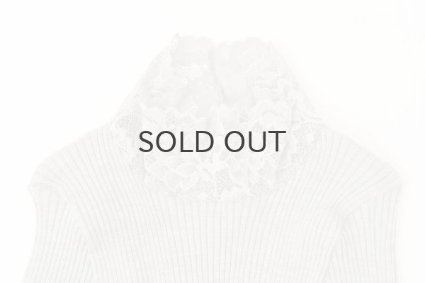 画像3: ML LUPETTO PLISSE' C/COLLO E POLSI PIZZO 304 (NOCE) (3)