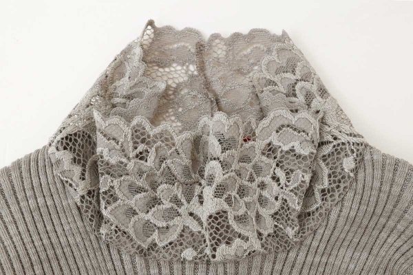 画像4: ML LUPETTO PLISSE' C/COLLO E POLSI PIZZO 304 (NOCE) (4)