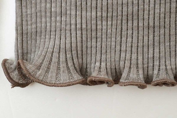 画像7: ML LUPETTO PLISSE' C/COLLO E POLSI PIZZO 304 (NOCE) (7)