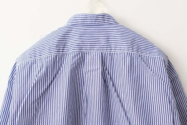画像8: 別注!! BANDCOLLAR SHIRT LONDON STRIPE (DBL) (8)