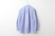 画像2: 別注!! BANDCOLLAR SHIRT LONDON STRIPE (BBL) (2)