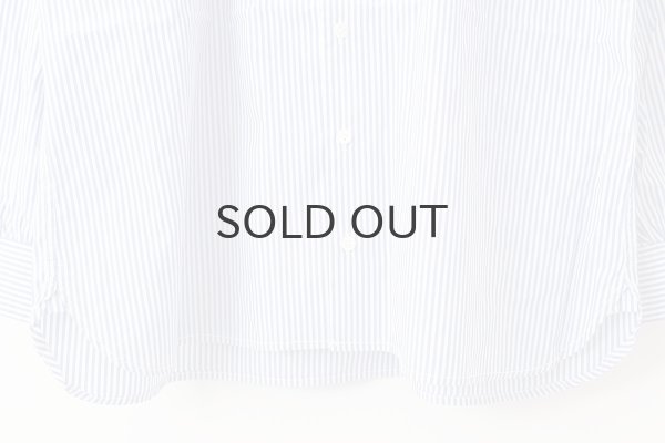画像7: 別注!! BANDCOLLAR SHIRT LONDON STRIPE (BBL) (7)