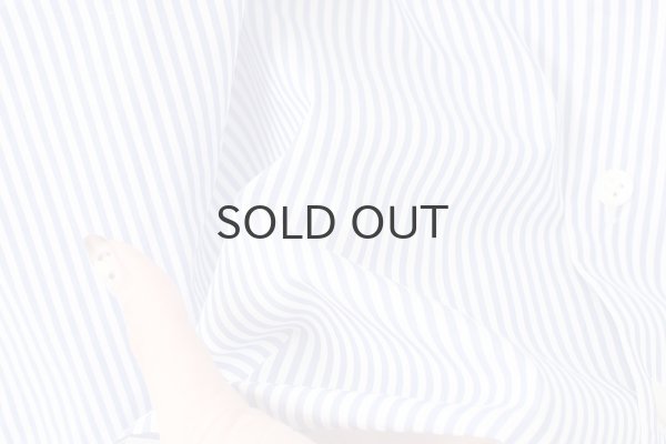 画像10: 別注!! BANDCOLLAR SHIRT LONDON STRIPE (BBL) (10)