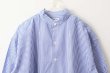 画像3: 別注!! BANDCOLLAR SHIRT LONDON STRIPE (BBL) (3)