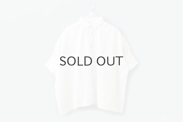 画像1: Half Sleeve Gather Shirts (SC) (1)