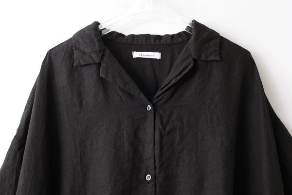 画像3: Open Collar Gathered Dress (EN) (3)