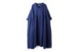 画像1: SALE15％OFF‼︎ Open Collar Gathered Dress (SB) (1)