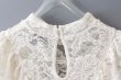 画像6: RWDania Lace LS Ruffle Lace Top 101261 (IV) (6)