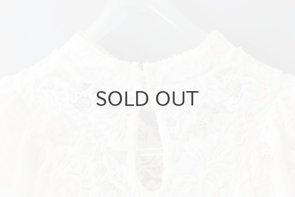 画像6: RWDania Lace LS Ruffle Lace Top 101261 (IV) (6)