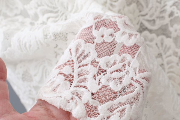 画像9: RWDania Lace LS Ruffle Lace Top 101261 (IV) (9)