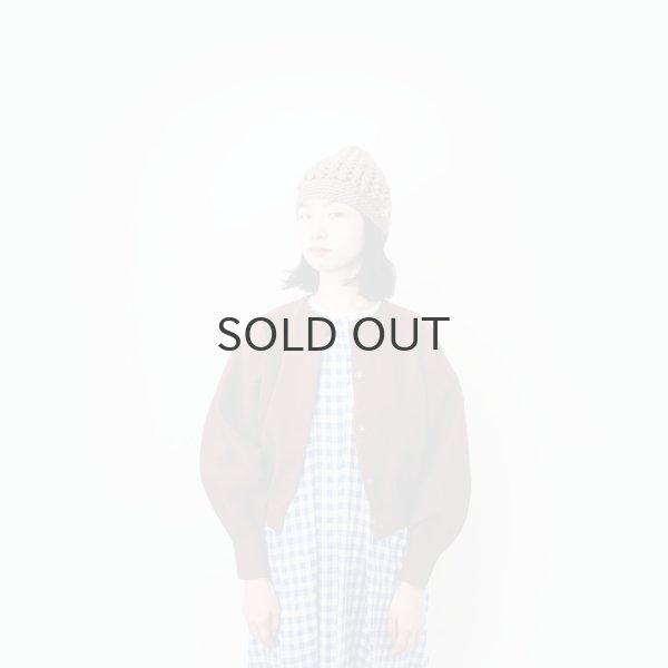 画像6: 別注!! AMOSSAミラノリブ BIGパフスリーブカーディガン (BD:16) (6)