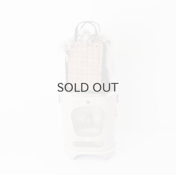 画像11: キャンバス・カゴ袋ハンド (BK) (11)