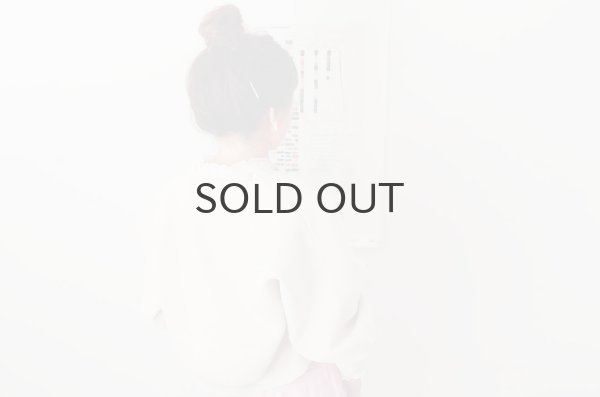 画像16: AMOSSAミラノリブ BIGパフスリーブカーディガン (BK:20) (16)