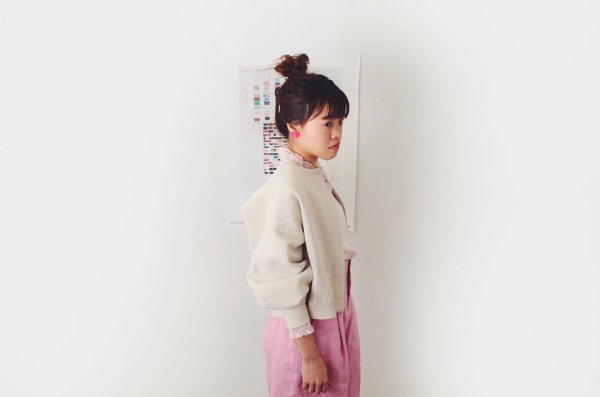 画像8: 別注!! AMOSSAミラノリブ BIGパフスリーブカーディガン (LV:07) (8)