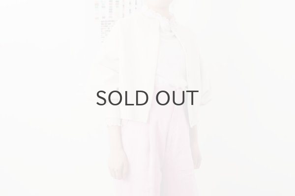 画像14: AMOSSAミラノリブ BIGパフスリーブカーディガン (BK:20) (14)