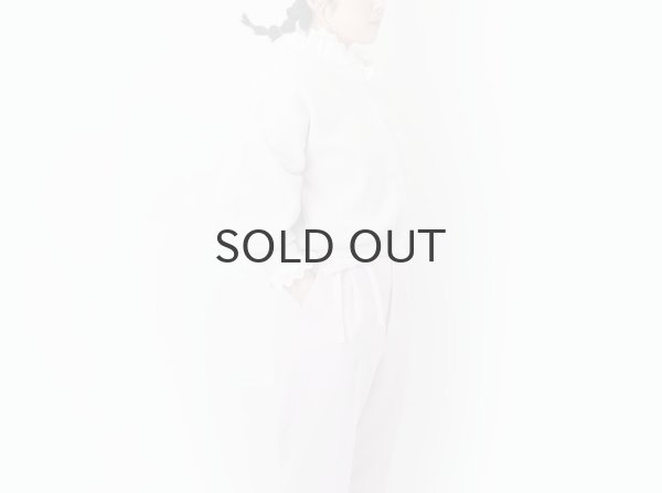 画像17: AMOSSAミラノリブ BIGパフスリーブカーディガン (BK:20) (17)