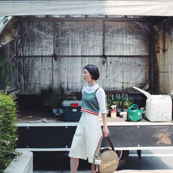 画像12: クルーネック 五分袖カットソー 103-07（NAVY） (12)