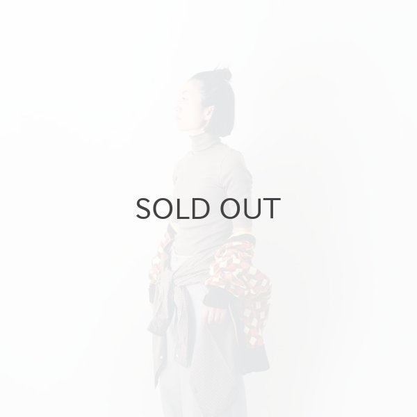 画像17: 40/- 丸胴テレコ 五分袖タートルプルオーバー(6208:OTM) (17)